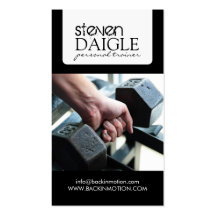 Personal Trainer Business Card