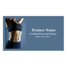 Personal Trainer Business Card