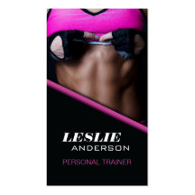 PERSONAL TRAINER BUSINESS CARD