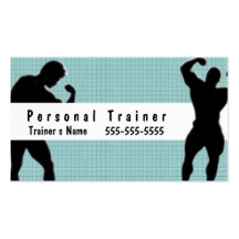 Personal Trainer Business Card