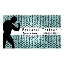 Personal Trainer Business Card Template