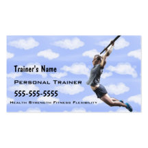Personal Trainer Business Card Template