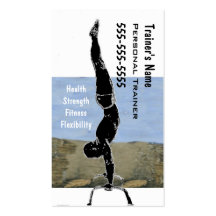 Personal Trainer Business Card Templates