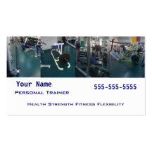 Personal Trainer Business Cards