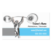 Personal Trainer Business Cards