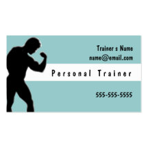 Personal Trainer Business Cards