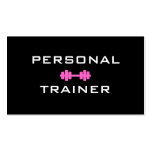 Personal Trainer Dumbell Business Card