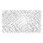 Personal Trainer or Fitness Centre Business Card
