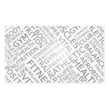 Personal Trainer or Fitness Centre Business Card