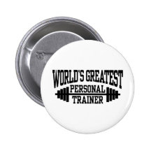 Personal Trainer Pinback Buttons