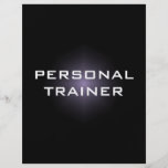Personal Trainer Simple & Plain Flyer