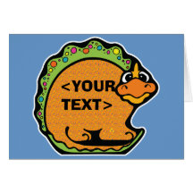 Personalise a Dinosaur, <YOUR TEXT> Card