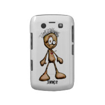 Personalise Cute Folk Art Voodoo Rag Doll Blackberry Bold Covers