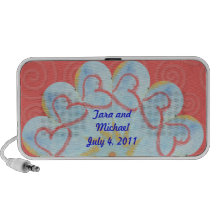 Personalise Heart Kaleidoscope Speakers