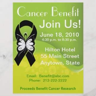 Cancer Fundraiser Flyers, Cancer Fundraiser Flyer Templates