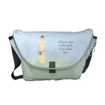 Personalise this Jane Austen Style Regency Girl Commuter Bag
