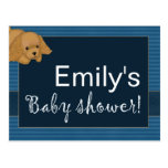 Personalise your own puppy shower ... - Customised Postcard