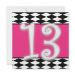 Personalised 13th Birthday Invitation invitations