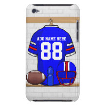 Personalised American Football Grid Iron jersey Barely There iPod Covers