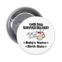 Personalised Baby Girl Gift Pins