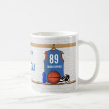 Personalised Basketball Jersey (LBO) Mug