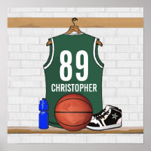 Personalised Basketball Jersey Print