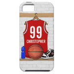 Personalised Basketball Jersey (red)