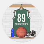 Personalised Basketball Name stickers
