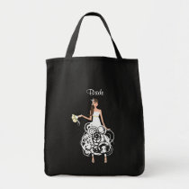 Personalised Bride totebag bags