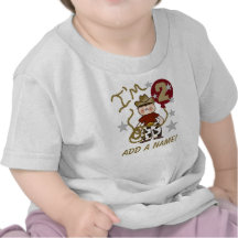 Personalised Cowboy 2nd Birthday T-shirt