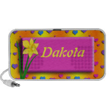 Personalised Daffodil Doodle Speaker
