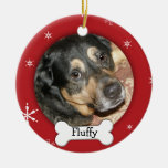 Personalised Dog/Pet Photo Holiday Christmas Ornament