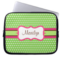 Personalised Dot Laptop Case Laptop Sleeve