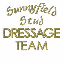 Personalised Dressage Team Embroidered Polo Shirt embroidered shirts