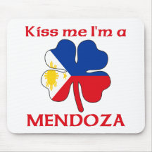 Personalised Filipino Kiss Me I'm Mendoza Mouse Mat