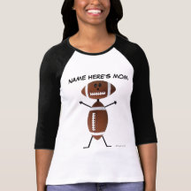 Personalised Football Mum Tshirts
