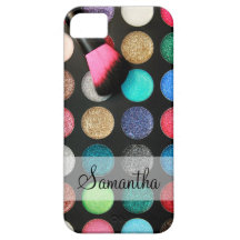 Personalised Glitter Eyeshadow iPhone 5 Case
