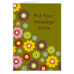 Personalised Greeting Cards - Flowers