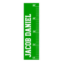 Personalised Growth Chart - Field posters