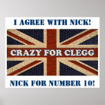 Personalised I Agree With Nick! Print