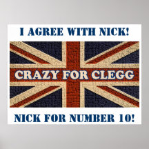 Personalised I Agree With Nick! Print