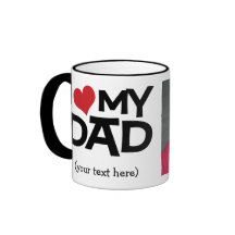 Personalised I Love My Dad Photo Mug
