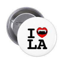 Personalised "I Vampire Bite (Place)" Button
