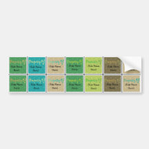 Personalised Kids Name Labels; Waterproof Stickers Bumper Stickers