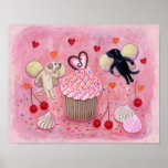 Personalised Labrador Retriever Art Print