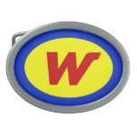Personalised Letter Superhero Belt Buckle