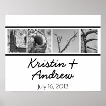 Personalised Love Poster Wedding Gift