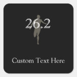 Personalised Marathon Runner 26.2 Keepsake Sticker