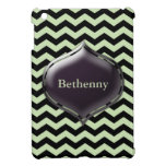 Personalised Mint Green Chevron Custom Colour Case
