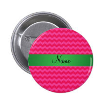 Personalised name pink chevrons
